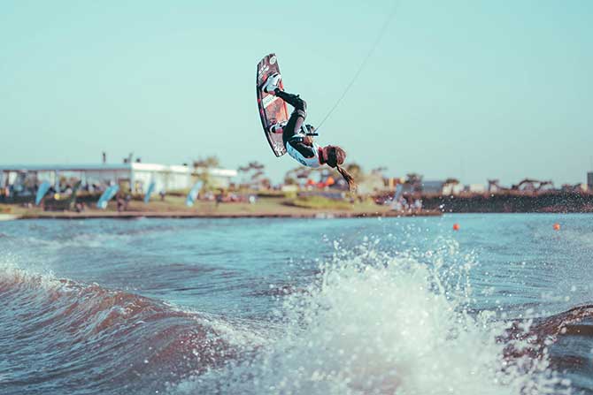 Puertos fue el escenario del Campeonato Mundial de Wakeboard