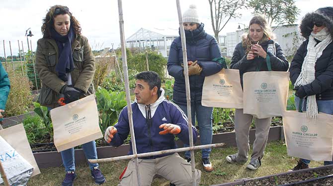 Vivir la huerta como un concepto circular