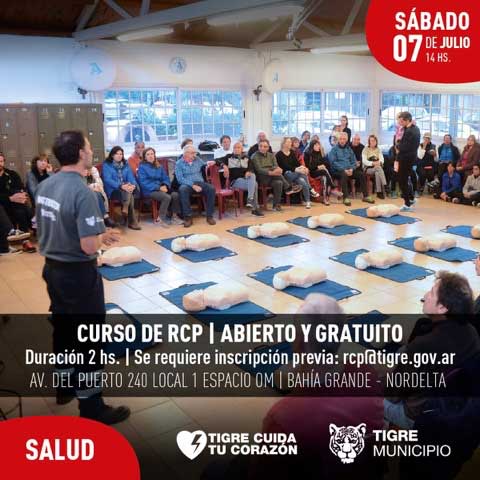 Curso de RCP en Nordelta