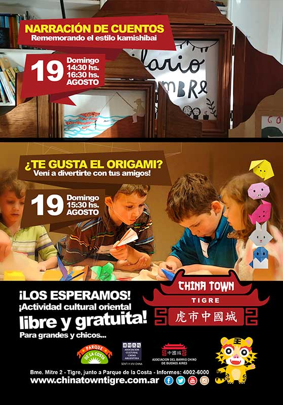 Chinatown Tigre - Actividades día del niño