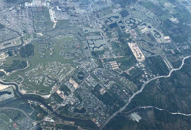 Foto Aérea de Nordelta y Nuevo delta