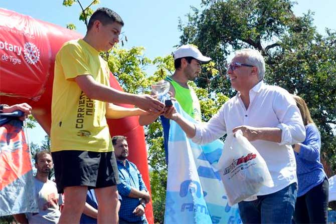 Tigre de fiesta con su tradicional maratón