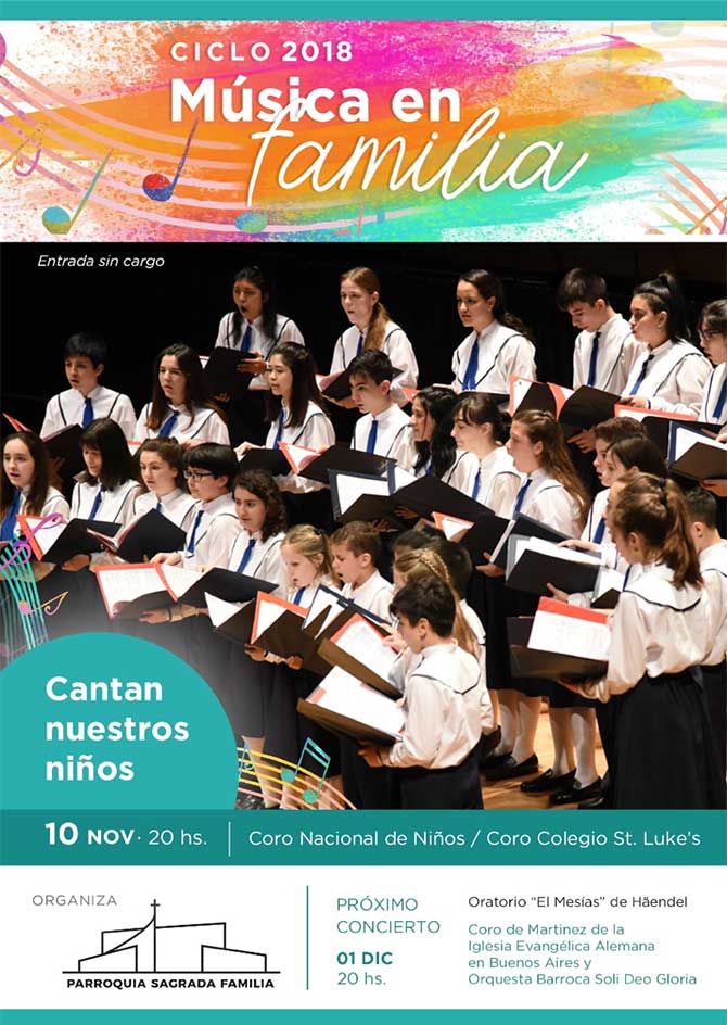 Concierto de Coro Nacional de Niños en Nordelta