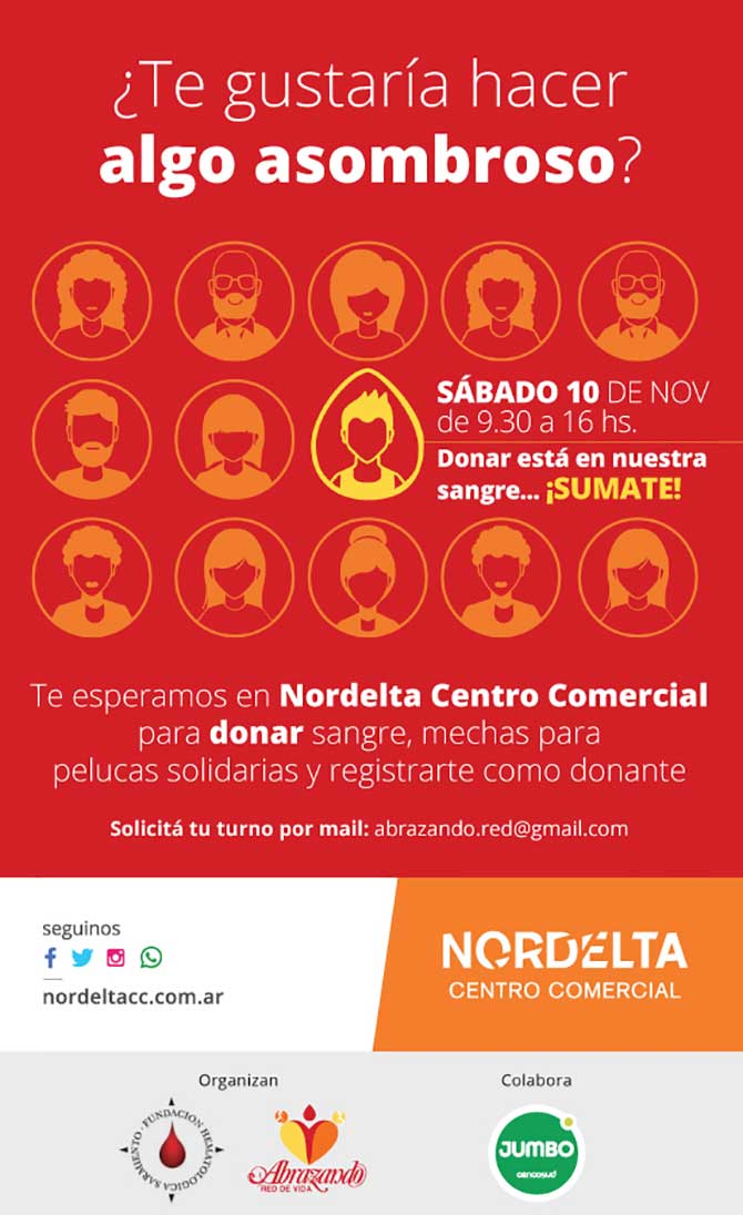 Donaciones solidarias en Nordelta