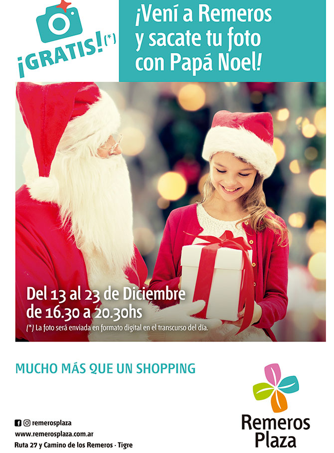 Papá Noel en Remeros Plaza