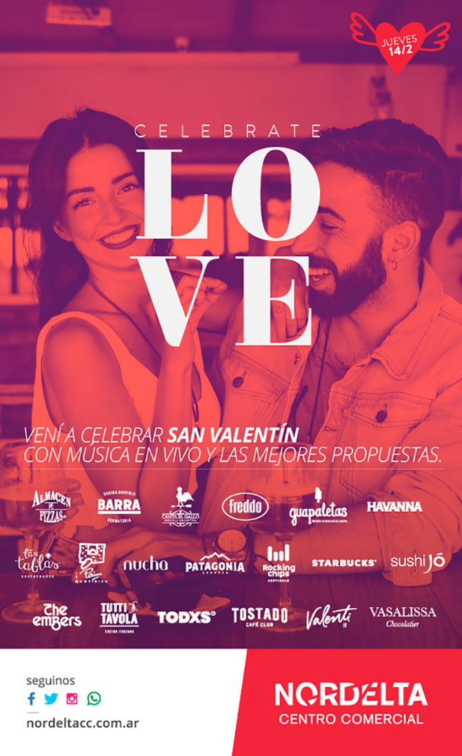 Día de San Valentín en Nordelta Centro Comercial