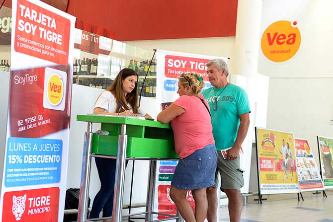 Jumbo y Vea se suman a los beneficios de la tarjeta “Soy Tigre”