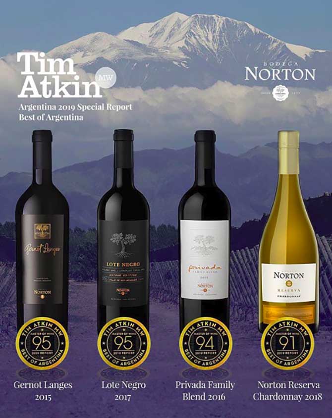 Vinos de Bodega Norton premiados por el Master of Wine, Tim Atkin