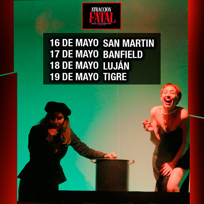 Cartelera de mayo 2019 en el Teatro Niní Marshall