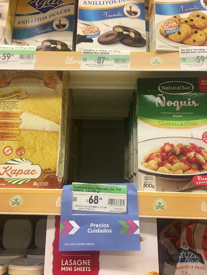 Precios Esenciales en supermercados de Nordelta