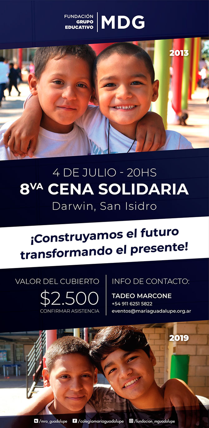 8va Cena Solidaria de la Fundación Grupo Educativo María Guadalupe