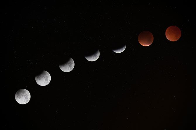 El Eclipse lunar de este martes 16 de julio