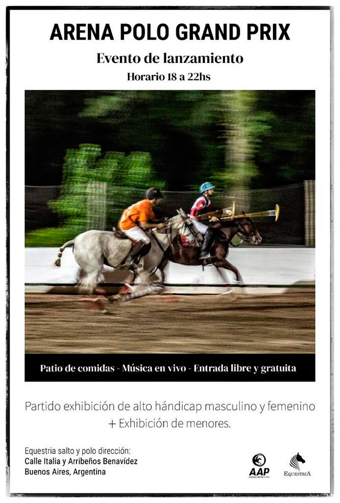 Llega el Arena Polo Grand Prix a Equestria Salto y Polo