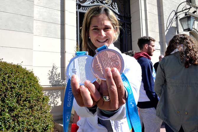 Remeros tigrenses premiados en los panamericanos