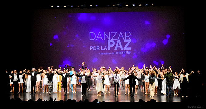 Llega Danzar por la Paz, la gala a beneficio de UNICEF