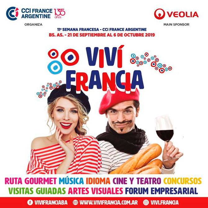 Conocé la agenda de actividades de la Semana Viví Francia 2019