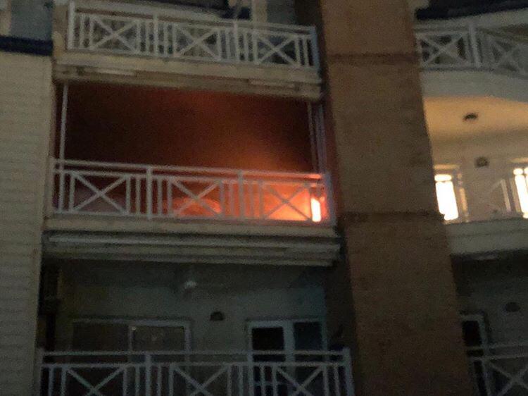 Incendio en los condominios de un barrio de Nordelta