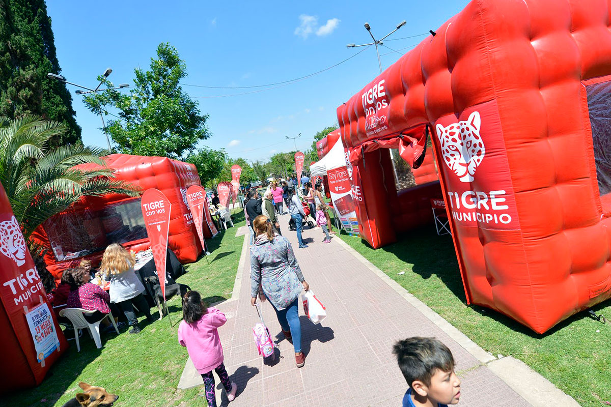 "Tigre con vos" en distintas localidades de Tigre