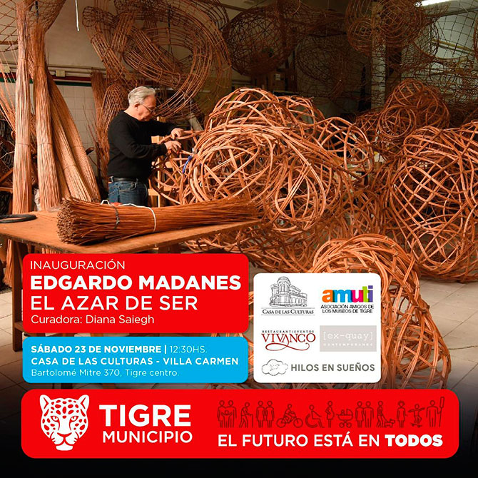 Casa de las Culturas inaugura la exposición de Edgardo Madanes