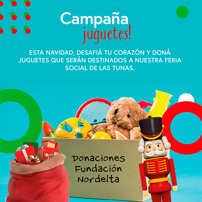 Sumate a la colecta de juguetes de Fundación Nordelta