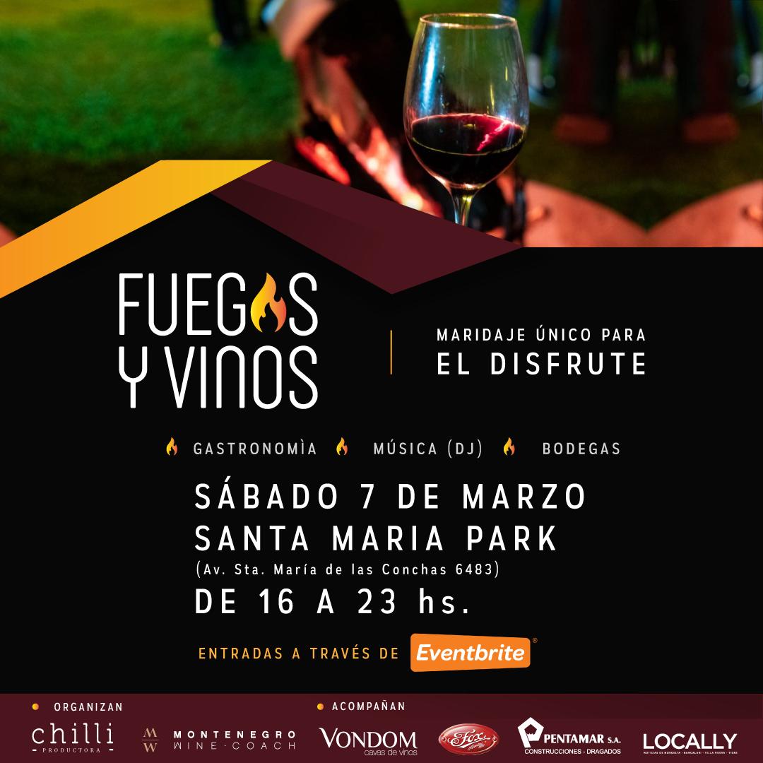 Llega "Fuegos y Vinos" a Santa María Park