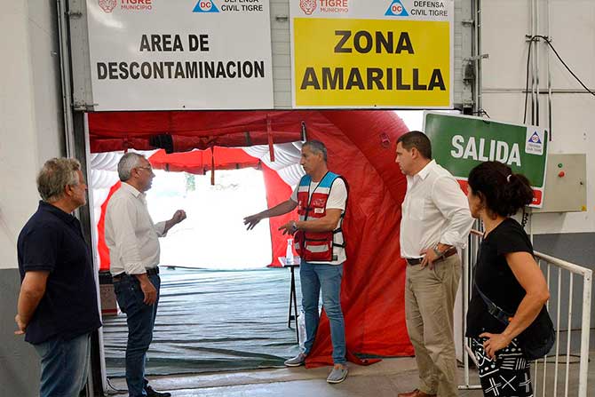 Hospital especializado y Centro de Aislamiento por Coronavirus en Tigre