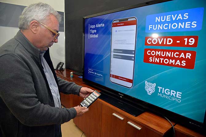 La aplicación Alerta Tigre Global incorporó consultas sobre coronavirus