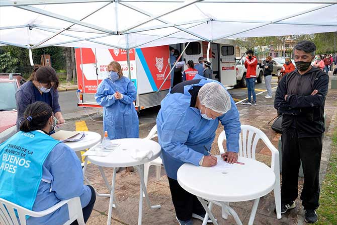 Tigre lleva relevados 45mil vecinos en busca de casos sospechosos de coronavirus