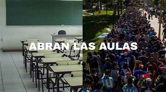 ndignación por educacion - abran las aulas