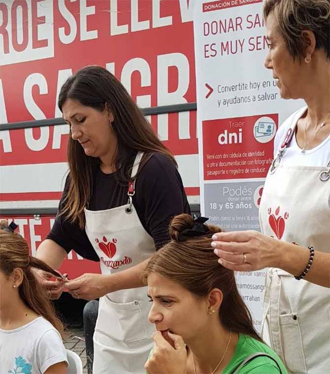 Sábado solidario en Nordelta: una nueva campaña de donación de sangre y mechones de pelo