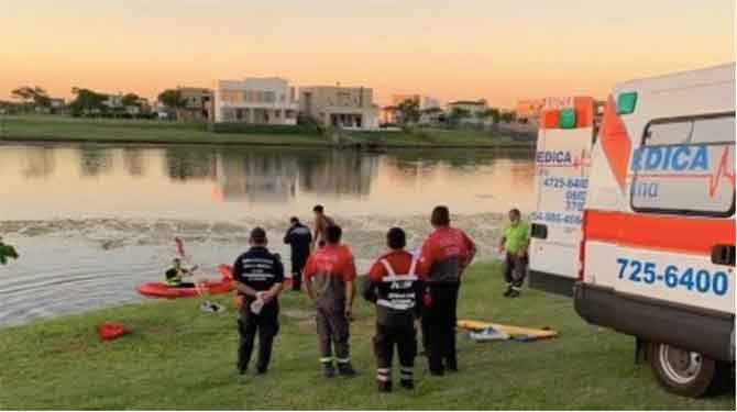 joven desaparecido en lagos de puertos de escobar