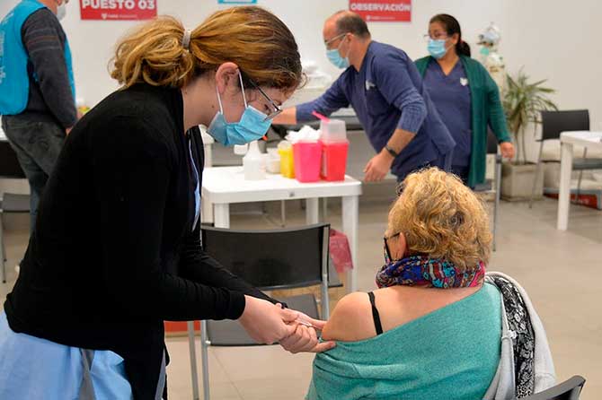 Jornada especial de vacunación Covid en Tigre