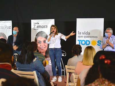 Julio y Gisela Zamora presentaron la lista de candidatos del Frente de Todos Tigre