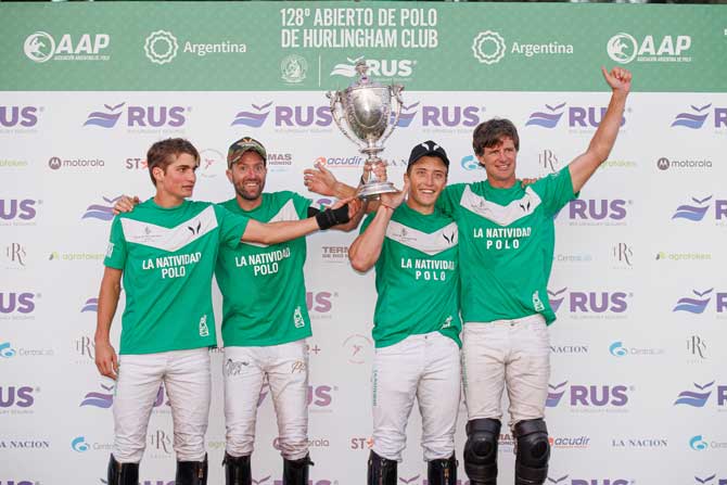 La Natividad logró su primer gran título en el 128° Abierto RUS de Hurlingham Club