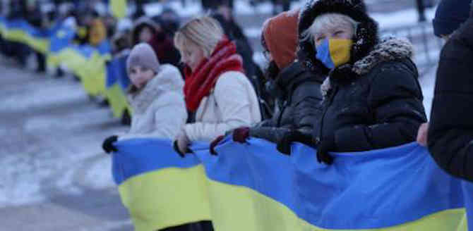 Campaña solidaria en Nordelta para Ucrania