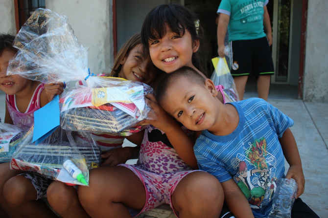 Récord de kits escolares en Fundación Nordelta