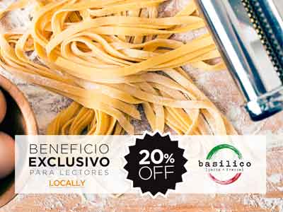 Beneficio LOCALLY en Basilico