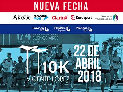 Se reprogramaron los 10K de Vicente López