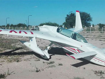 Avioneta aterrizó de emergencia en Nordelta