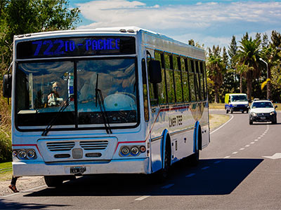 transporte público en Nordelta