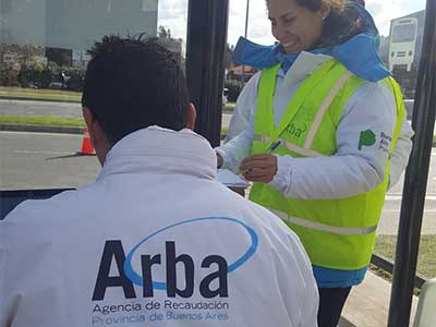 Operativo de ARBA en el acceso a Nordelta