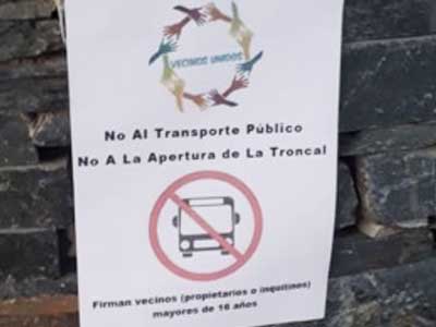 Continúa el conflicto por el transporte en Nordelta