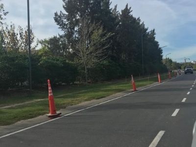 Arrancó la construcción del tercer tramo de la ciclovía en Nordelta