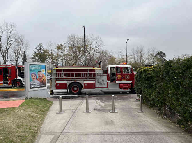 Incendio en la Bahía de Nordelta