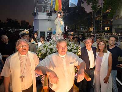 Procesión náutica por el día de la Virgen