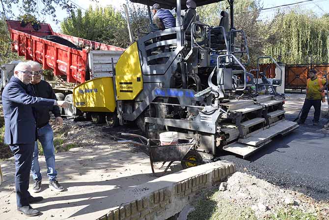 En el 2022, el Municipio de Tigre asfaltó más de 400 calles