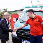 El intendente Julio Zamora presentó 3 nuevas ambulancias del Sistema de Emergencias Tigre