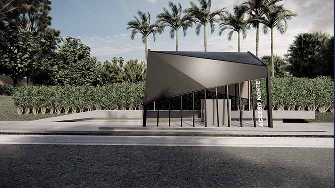 Nuevo acceso peatonal en Nordelta 