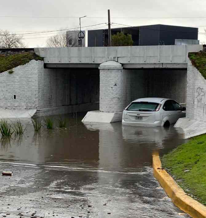 Postales de la lluvia en en Tigre 