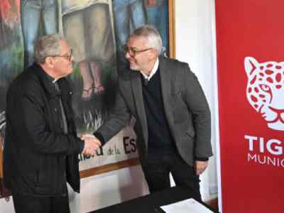 Zamora y Monseñor Ojea unidos por una gran causa